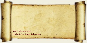 Jana Gizdavić vizit kartica